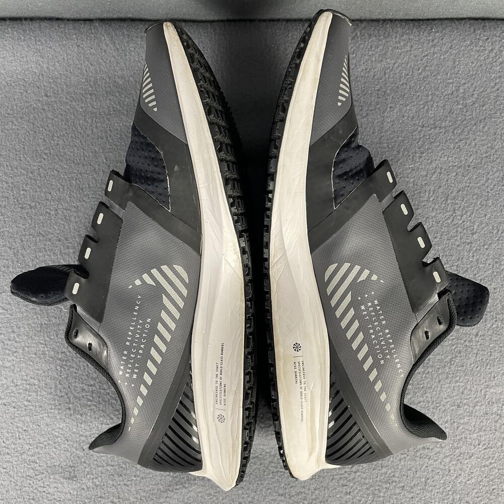 Nike Air Max Pegasus 36 Shield Shoes Womens Size 11 Black Running AQ8006-003 - Picture 11 of 15